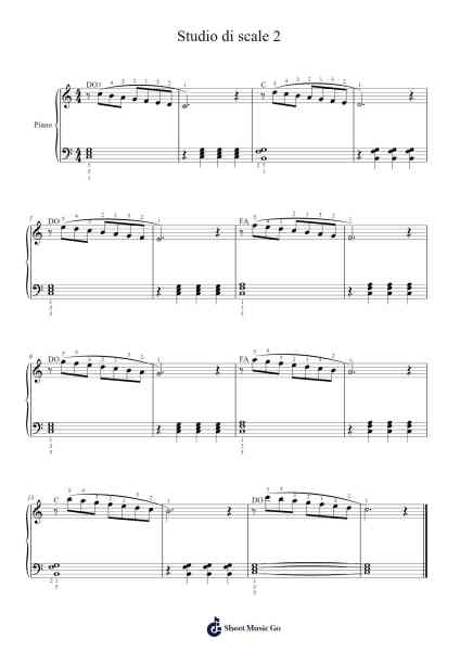 Studio di scale 2 AA v1-53 Sheet Music by Dobpound Scotttours-Arr.Greydre Keithburne