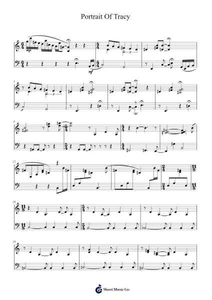 Portrait Of Tracy Sheet Music by Jaco Pastorius-Arr.Blantiane Hobrob