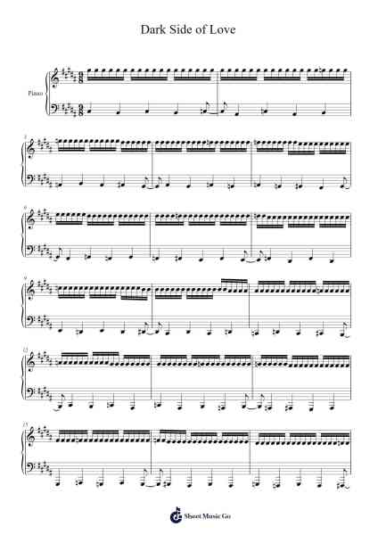 Dark Side of Love Sheet Music by Zephania Haggai-Arr.Junegia Wato