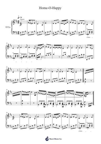 Home-O-Happy Sheet Music by -Arr.Cliffcam Whbill