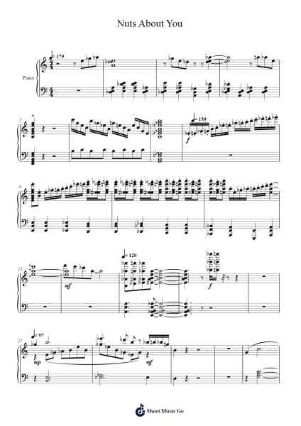 Nuts About You (Remastered) Sheet Music by John Powell-Arr.Annrhys