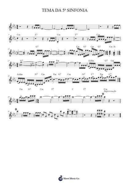 Symphony No. 5 in C Minor, Op. 67 Sheet Music by Ludwig van Beethoven-Arr.Leostone Swinclaude