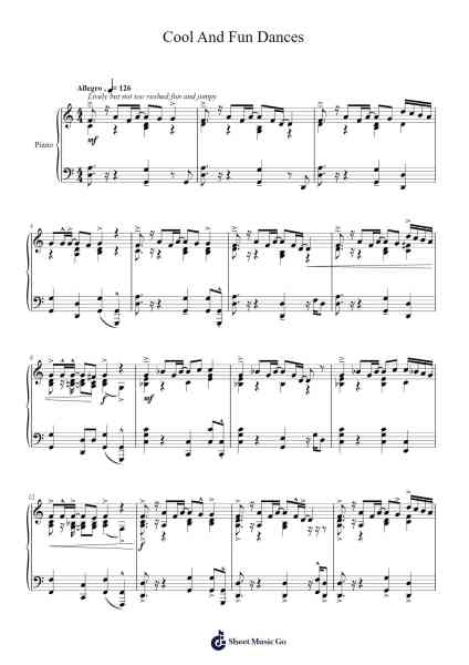 Cool And Fun Dances Sheet Music by Aw Ke Shen-Arr.Hornblack