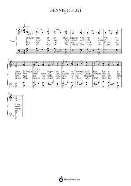 Void of All That's Good Sheet Music by Johann Sebastian Bach-Arr.Haycah Touthale