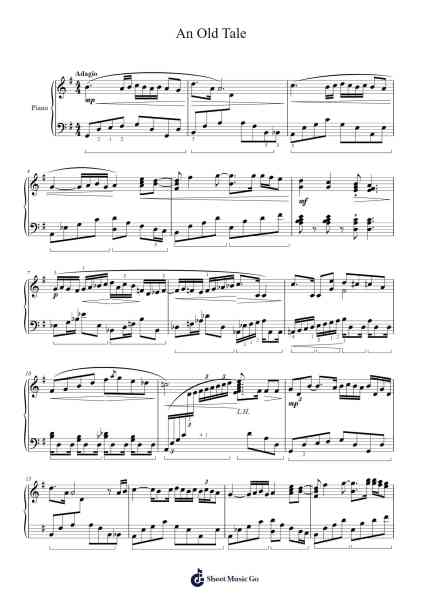 An Old Tale Sheet Music by C. Nguyen-Arr.Ribloor