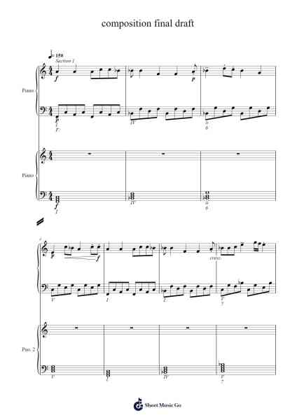 composition final draft Sheet Music by Dylan Laux-Arr.Arabias