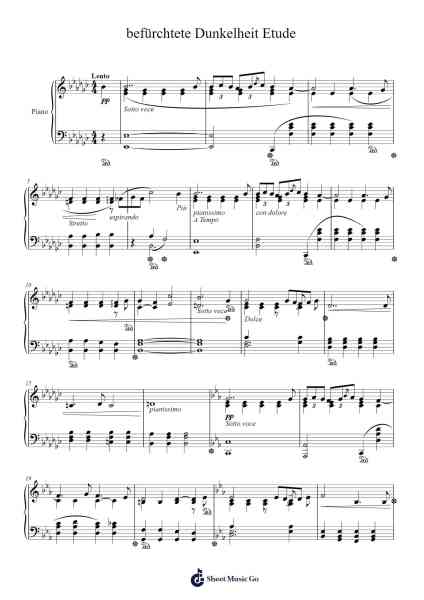 Prelude in C-sharp minor, Op. 3 No. 1 Sheet Music by Trayy Turner-Arr.Gaelroy