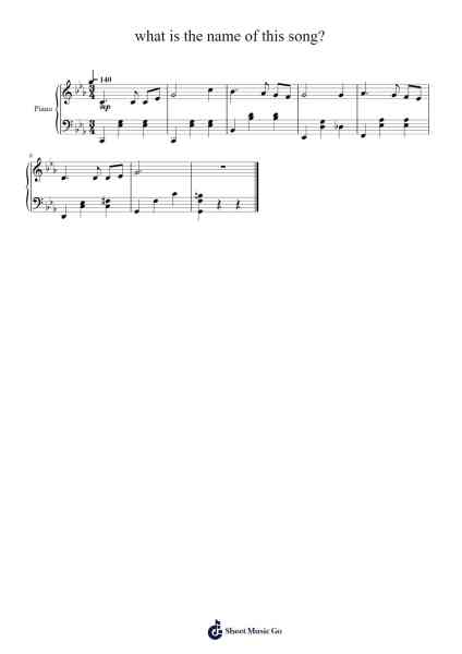 what is the name of this song? Sheet Music by hihi123131-Arr.Pistal