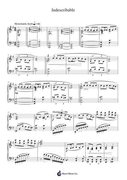 Indescribable Sheet Music by Chris Tomlin-Arr.Sijoyce