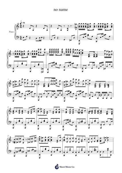 no name Sheet Music by naur-Arr.Cisbrian Jestier