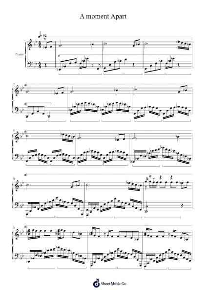 A moment Apart Sheet Music by Odesza-Arr.Dwightharte Phijoyce
