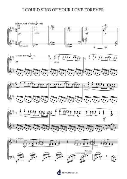 I Could Sing Of Your Love Forever Sheet Music by Delirious?-Arr.Tifdike Mupont