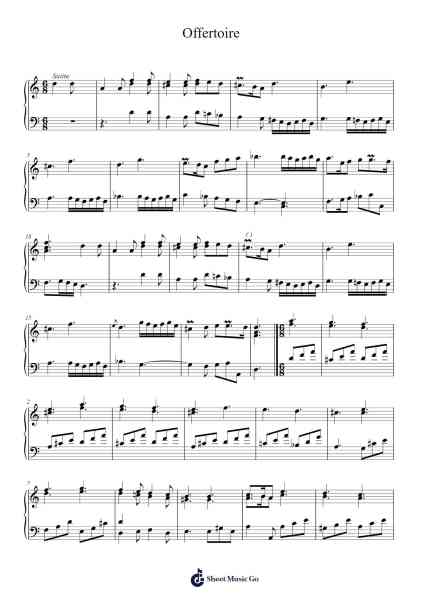Offertoire Sheet Music by Louis Archimbaud-Arr.Blitheclough