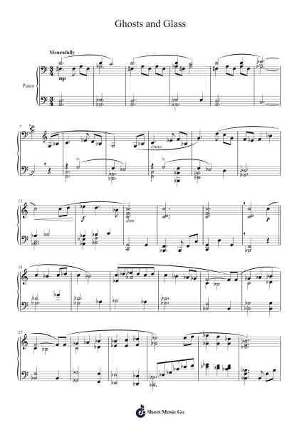 Ghosts and Glass Sheet Music by Martin O'Donnell/Michael Salvatori-Arr.Quintle