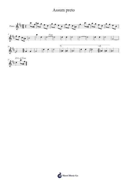 Asa Branca Sheet Music by Luiz Gonzaga-Arr.Pullzie Willmiles