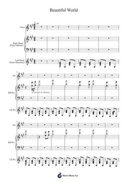 Beautiful World Sheet Music by Herman Martín/Serge Tavitian-Arr.Seac