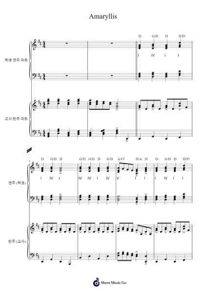 Amaryllis Sheet Music by King of France, Louis XIII-Arr.Noelje