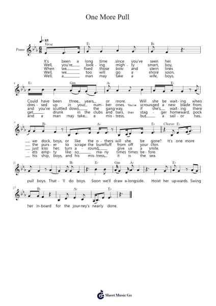 One More Pull Sheet Music by Ian Woods-Arr.Doydy Steinhal