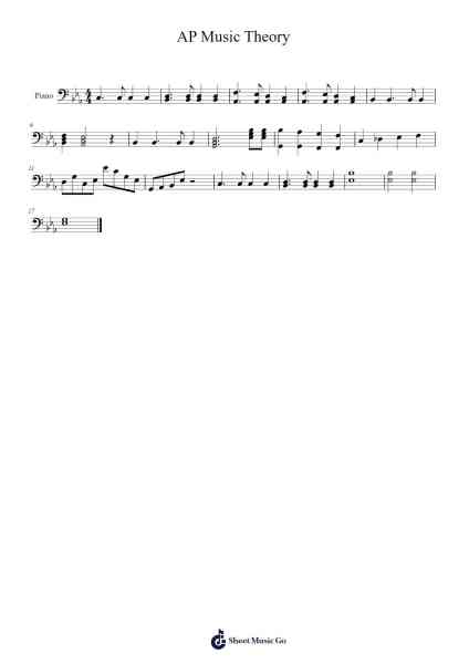 AP Music Theory Sheet Music by Anna Sullivan-Arr.Hawat