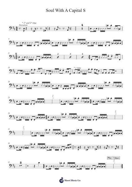 Soul With A Capital S Sheet Music by Tower of Power-Arr.Zangline