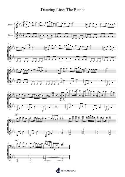 The Piano Sheet Music by Łukasz Michalski-Arr.Joshjean