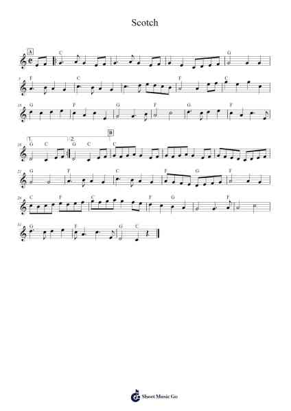 Scotch Sheet Music by Scotch-Arr.Dysaul Beaze