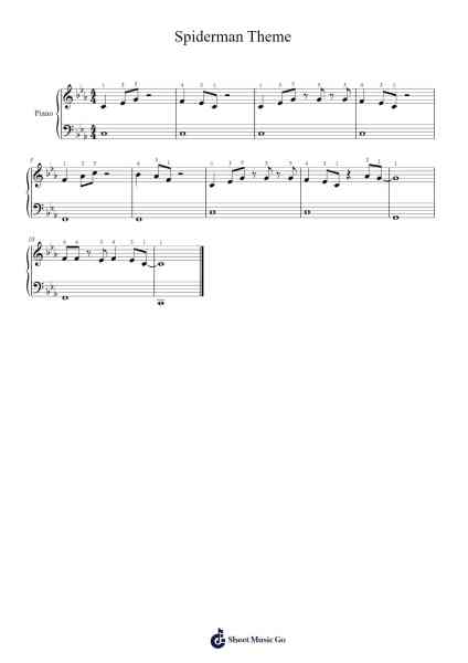 Spiderman Theme Sheet Music by Victor Mizzy-Arr.Corrie