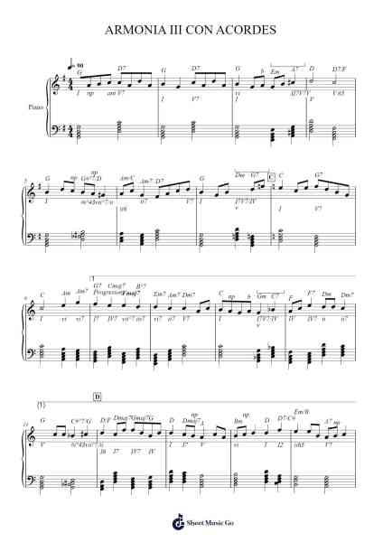 ARMONIA III CON ACORDES Sheet Music by Charlee Rios-Arr.Fordtrid Lawsweet