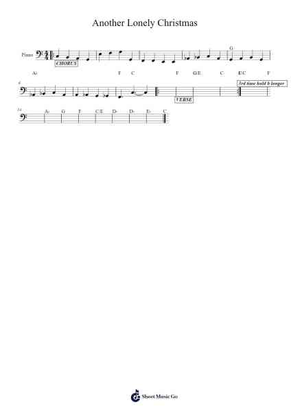 Another Lonely Christmas Sheet Music by -Arr.Stanthy