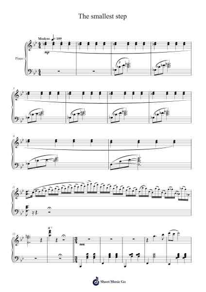 The smallest step Sheet Music by Jeron Joseph-Arr.Lamjane