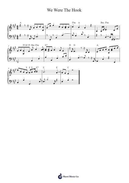 We Were The Hook Sheet Music by Lupe Sinsonte-Arr.Trollstal