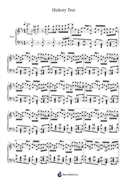 Hickory Tree Sheet Music by Scotttim-Arr.Leeles Stoweser