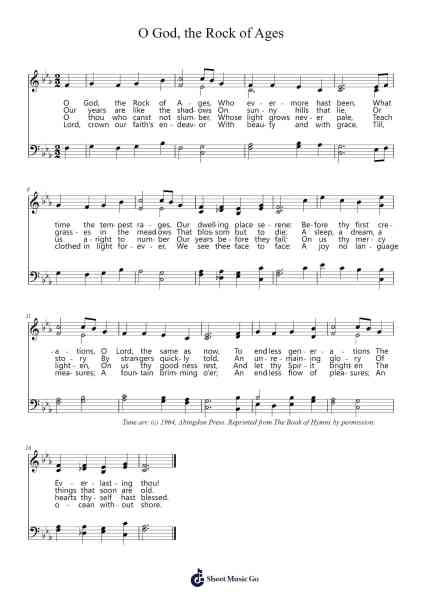O God, the Rock of Ages Sheet Music by Austin C. Lovelace-Arr.Houscar Moulwat