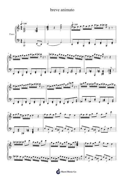 breve animato Sheet Music by Aleix Vallès-Arr.Florid Brylan