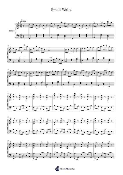 Small Waltz Sheet Music by hoangducminhn-Arr.Bardtrid