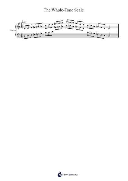 The Whole-Tone Scale Sheet Music by undefined-Arr.Duntrick