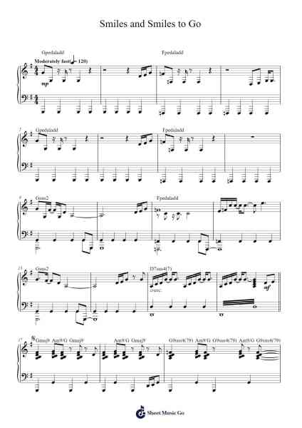Smiles and Smiles to Go Sheet Music by Larry Carlton-Arr.Caelance