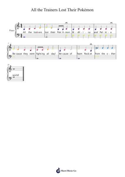 All the Trainers Lost Their Pokémon Sheet Music by Ketan Ranade-Arr.Ossweet