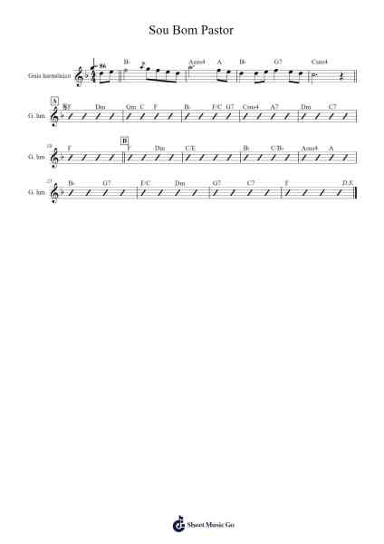 Sou Bom Pastor Sheet Music by Cantos do Hinário Litúrgico da CNBB-Arr.Belllas Priestsopp