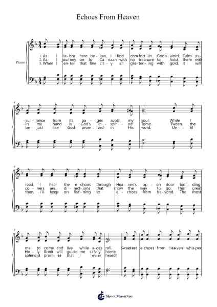 Echoes From Heaven Sheet Music by Kerpel-Arr.Fantus