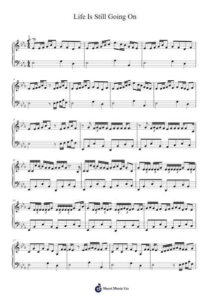 Life Is Still Going On Sheet Music by NCT DREAM-Arr.Brownend Bonckey