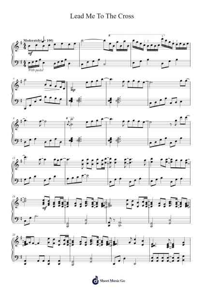 Lead Me To The Cross Sheet Music by Hillsong United-Arr.Groral