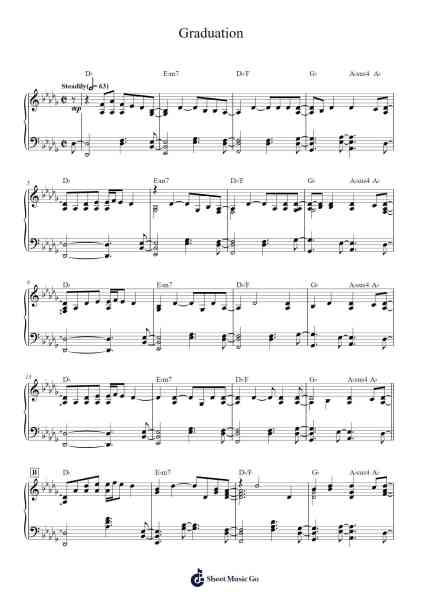Graduation Sheet Music by Chet Atkins-Arr.Doyvan Kipholmes