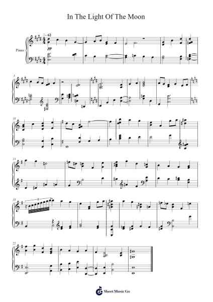 In The Light Of The Moon Sheet Music by undefined-Arr.Vioo'neil