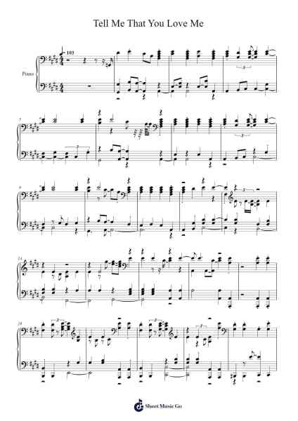 Tell Me That You Love Me Sheet Music by Victorious Cast-Arr.Hawhe