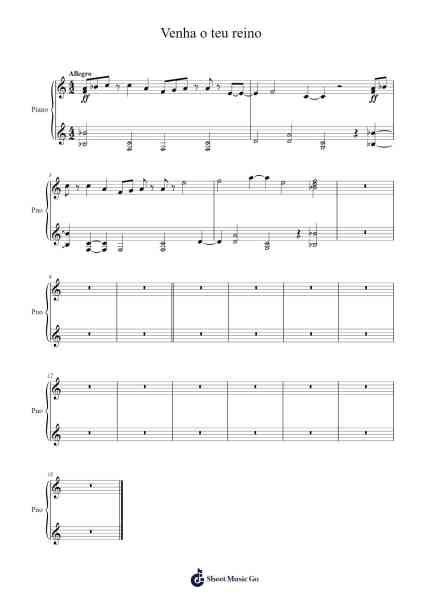 Venha o teu reino 樂譜由 Isaias Saad - 編曲 Backdn