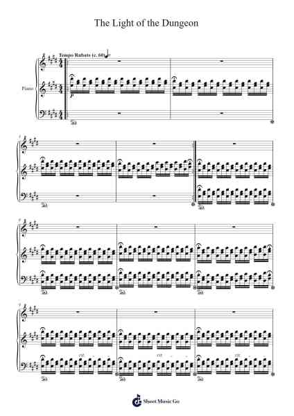 The Light of the Dungeon Sheet Music by Elijah St-Phar-Arr.Restan