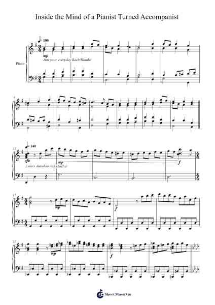 Inside the Mind of a Pianist Turned Accompanist Sheet Music by Alpham Baulind-Arr.Flowerthan