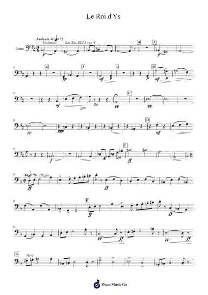 Le Roi d'Ys Sheet Music by Drewbrooke Lawsil-Arr.Houscar Moulwat