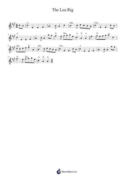 The Lea Rig Sheet Music by Trad.-Arr.Sawoolf Phylhale